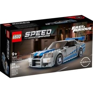 ✅LEGO 76917 Speed Champions 2 Fast 2 Furious Nissan Skyline GT-R R34 Brand New!